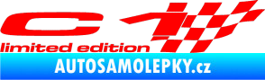 Samolepka C1 limited edition pravá Fluorescentní červená