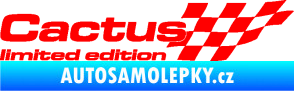 Samolepka Cactus limited edition pravá Fluorescentní červená