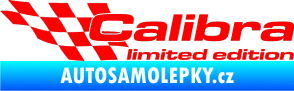 Samolepka Calibra limited edition levá Fluorescentní červená