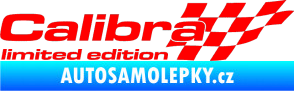 Samolepka Calibra limited edition pravá Fluorescentní červená
