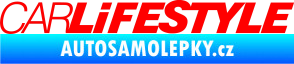 Samolepka Car Life Style Fluorescentní červená