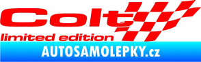 Samolepka Colt limited edition pravá Fluorescentní červená