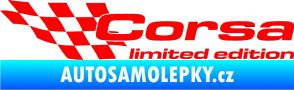 Samolepka Corsa limited edition levá Fluorescentní červená