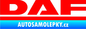 Samolepka DAF Fluorescentní červená