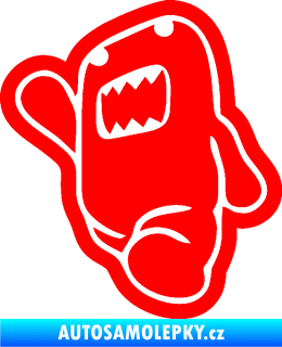 Samolepka Domo 013 levá běžící Fluorescentní červená