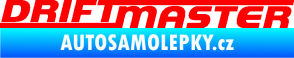 Samolepka Drift master nápis Fluorescentní červená