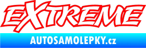 Samolepka Extreme 004 Fluorescentní červená