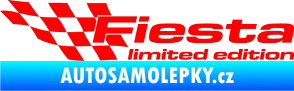Samolepka Fiesta limited edition levá Fluorescentní červená
