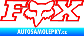 Samolepka Fox 001 Fluorescentní červená