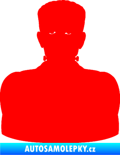 Samolepka Frankenstein  Fluorescentní červená