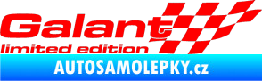 Samolepka Galant limited edition pravá Fluorescentní červená