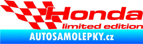 Samolepka Honda limited edition levá Fluorescentní červená