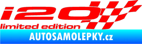 Samolepka i20 limited edition pravá Fluorescentní červená