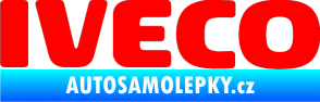 Samolepka Iveco Fluorescentní červená
