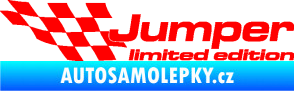 Samolepka Jumper limited edition levá Fluorescentní červená