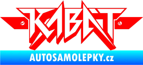 Samolepka Kabát 003 Fluorescentní červená