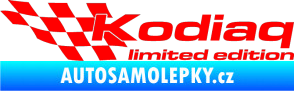 Samolepka Kodiaq limited edition levá Fluorescentní červená
