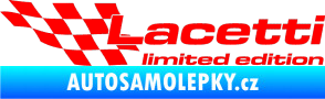 Samolepka Lacetti limited edition levá Fluorescentní červená