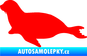 Samolepka Lachtan 001 levá Fluorescentní červená