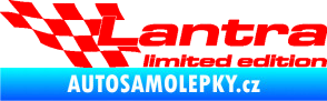 Samolepka Lantra limited edition levá Fluorescentní červená