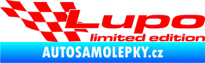 Samolepka Lupo limited edition levá Fluorescentní červená