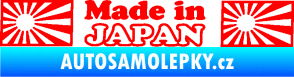 Samolepka Made in Japan 002 Fluorescentní červená
