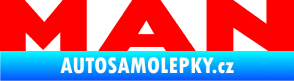Samolepka MAN nápis Fluorescentní červená