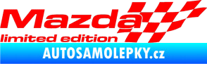 Samolepka Mazda limited edition pravá Fluorescentní červená