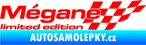 Samolepka Mégane limited edition pravá Fluorescentní červená