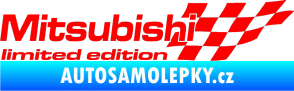 Samolepka Mitsubishi limited edition pravá Fluorescentní červená