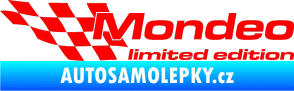 Samolepka Mondeo limited edition levá Fluorescentní červená