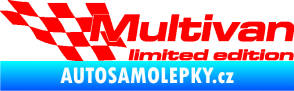 Samolepka Multivan limited edition levá Fluorescentní červená