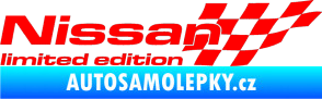 Samolepka Nissan limited edition pravá Fluorescentní červená