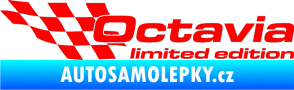 Samolepka Octavia limited edition levá Fluorescentní červená