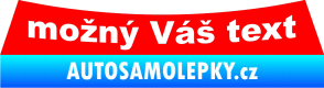 Samolepka Opel Astra G - zadní Fluorescentní červená