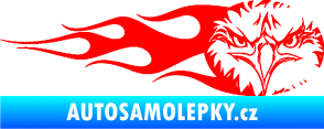Samolepka Orel 004 pravá Fluorescentní červená