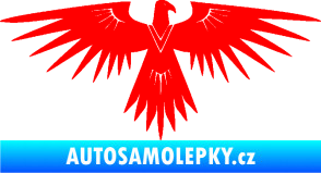 Samolepka Orlice 006 pravá Fluorescentní červená