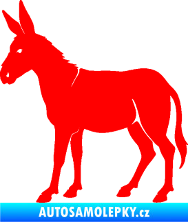 Samolepka Osel 008 levá Fluorescentní červená