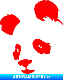 Samolepka Panda 004 levá Fluorescentní červená