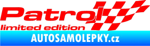 Samolepka Patrol limited edition pravá Fluorescentní červená