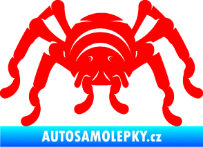Samolepka Pavouk 018 Fluorescentní červená