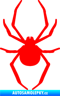 Samolepka Pavouk 021 Fluorescentní červená