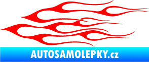 Samolepka Plameny 017 Fluorescentní červená