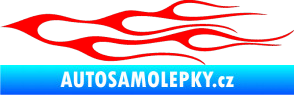 Samolepka Plameny 021 Fluorescentní červená