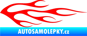 Samolepka Plameny 058 Fluorescentní červená