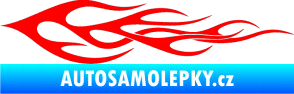 Samolepka Plameny 062 Fluorescentní červená