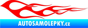 Samolepka Plameny 073 Fluorescentní červená