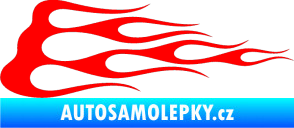 Samolepka Plameny 074 Fluorescentní červená