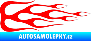 Samolepka Plameny 089 Fluorescentní červená