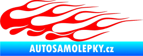 Samolepka Plameny 091 Fluorescentní červená